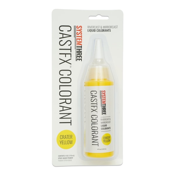 System Three Resins CastFX Liquid Colorant, Crater Yellow, 4oz 0584S06 - main